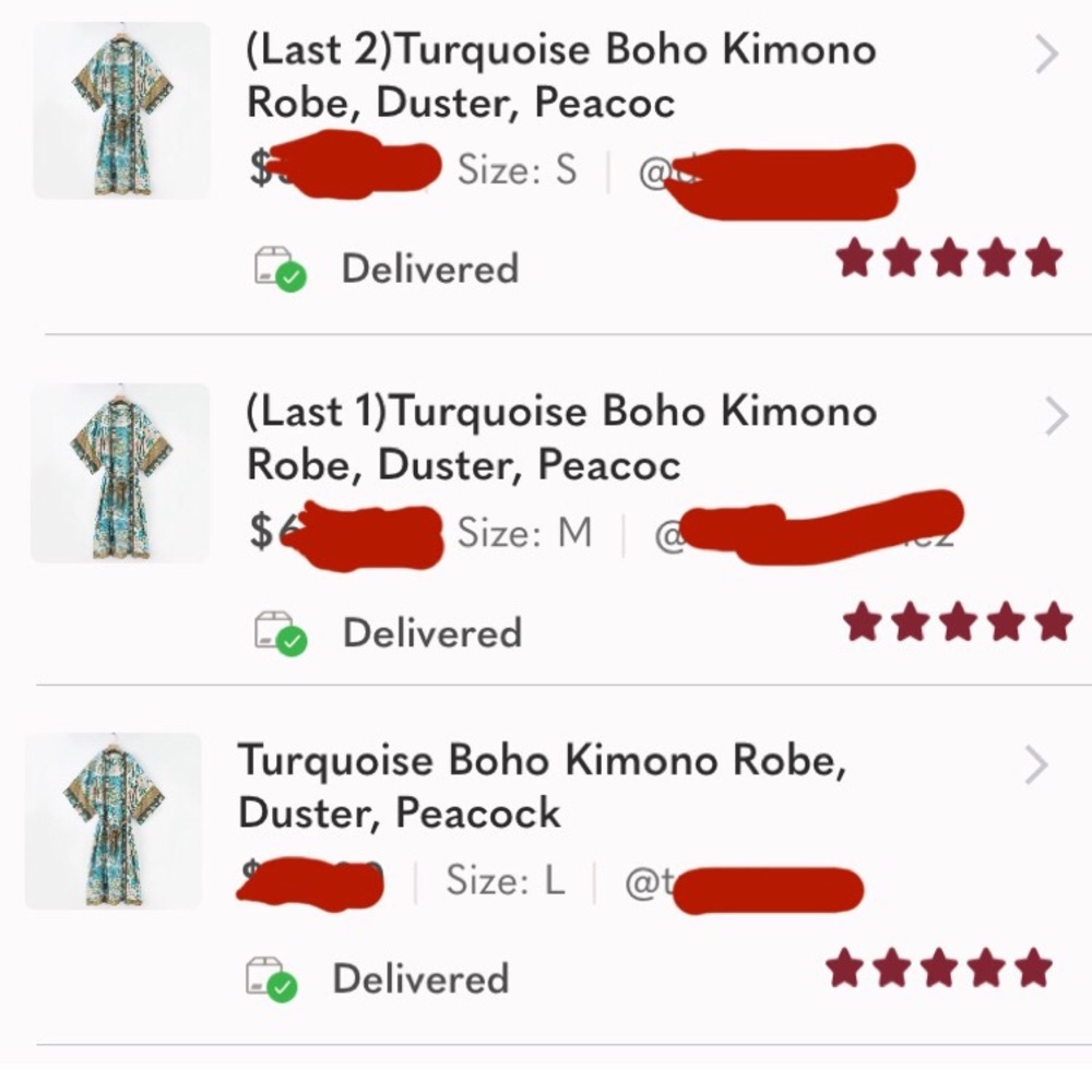 (Last 1) 📍Khaki Boho Kimono Robe, Peacock beachwear in color KHAKI brown design - Picture 2 of 15